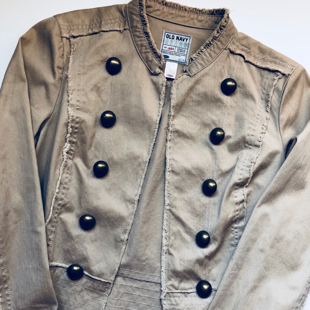 ✂️ Old Navy Military Style Blazer - Picture 2 of 4